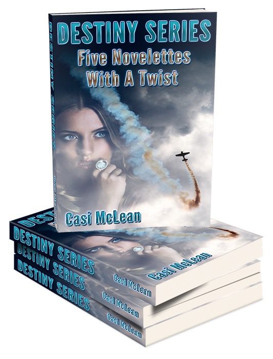 The cover of the Destiny series from novelist Casi Mclean with a twist.