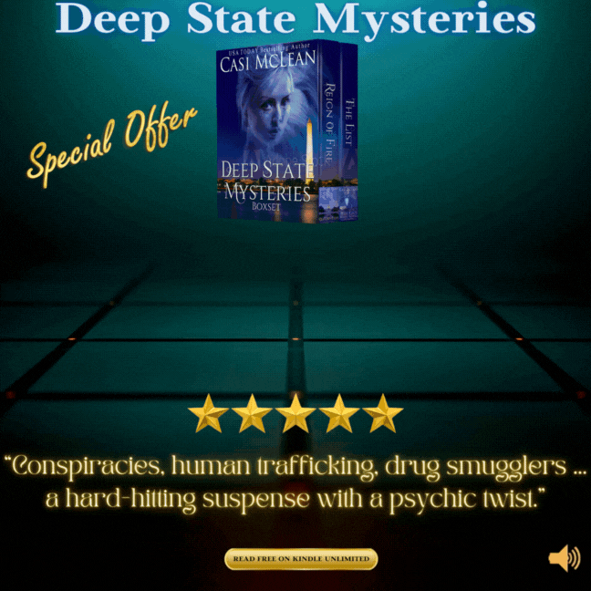 Rein of Fire, Deep State Mysteries book one, is a thrill ride that will grab you and won't let go. 